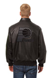 Indiana Pacers Full Leather Jacket - Black/Black - JH Design