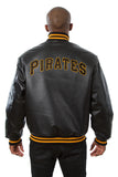 Pittsburgh Pirates Full Leather Jacket - Black - JH Design