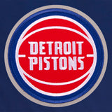Detroit Pistons Reversible Wool Jacket - Royal - JH Design