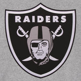 Las Vegas Raiders Two-Tone Reversible Fleece Jacket - Gray/Black - J.H. Sports Jackets