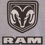Dodge Ram Two-Tone Reversible Fleece Jacket - Gray/Black - JH Design
