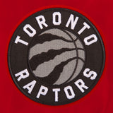 Toronto Raptors JH Design Lightweight Nylon Bomber Jacket – Red - J.H. Sports Jackets