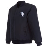 Tampa Bay Rays Reversible Wool Jacket - Navy - JH Design