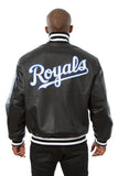 Kansas City Royals Full Leather Jacket - Black - JH Design