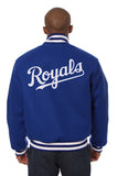Kansas City Royals Embroidered Wool Jacket - Royal - JH Design
