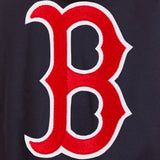 Boston Red Sox Two-Tone Reversible Fleece Hooded Jacket - Navy/Red - JH Design