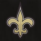 New Orleans Saints Reversible Wool Jacket - Black - JH Design