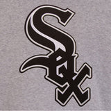 Chicago White Sox Two-Tone Reversible Fleece Jacket - Gray/Black - J.H. Sports Jackets