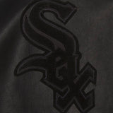 Chicago White Sox Full Leather Jacket - Black/Black - JH Design