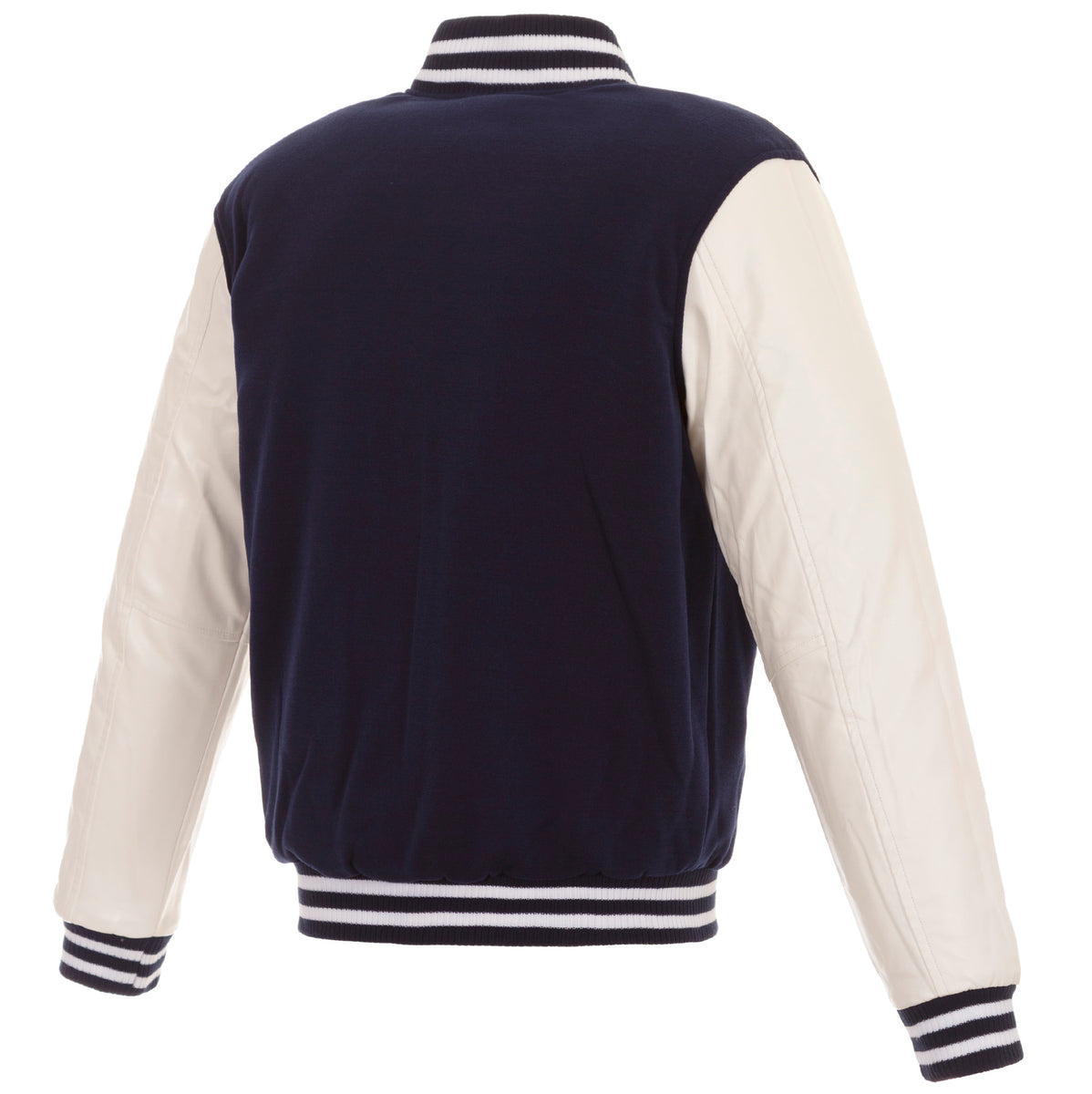 New York Yankees JH Design Wool Full-Button Jacket - Navy