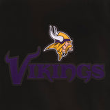 Minnesota Vikings Reversible Wool Jacket - Black - J.H. Sports Jackets