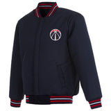 Washington Wizards Reversible Wool Jacket - Navy - JH Design