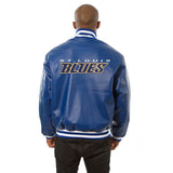 St. Louis Blues Full Leather Jacket - Royal - JH Design