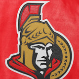 Ottawa Senators Full Leather Jacket - Red - JH Design
