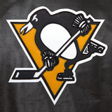Pittsburgh Penguins Full Leather Jacket - Black - JH Design