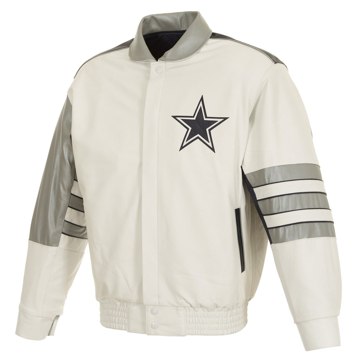 Dallas Cowboys Stars Varsity Royal Blue and White Jacket