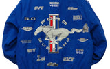 Ford Mustang Twill Jacket - Royal Blue - J.H. Sports Jackets