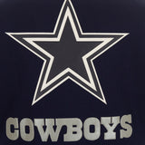 Dallas Cowboys Domestic Two Tone All Wool Jacket - Navy/Gray - JH Design