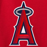 Los Angeles Angels JH Design Women's Embroidered Logo All-Wool Jacket - Red