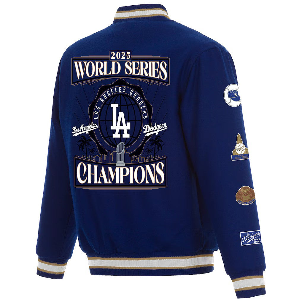 Los Angeles Dodgers JH Design 2025 World Series Champions Reversible W