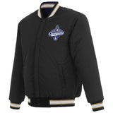 Los Angeles Dodgers JH Design 2025 World Series Champions Reversible Wool Full-Snap Jacket – Royal/Black