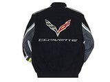 Corvette Racing Embroidered Twill  Jacket - Black