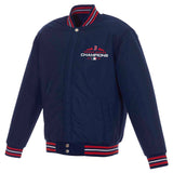 Boston Red Sox JH Design 2018 World Series Champions Wool Reversible Full-Snap Jacket – Navy