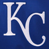 Kansas City Royals JH Design Women's Embroidered Logo All-Wool Jacket - Royal - J.H. Sports Jackets