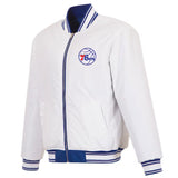 Philadelphia 76ers Reversible Full-Zip Flight Jacket