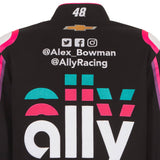 Nascar Alex Bowman JH Design Black Ally Uniform Full-Snap Jacket