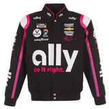 Nascar Alex Bowman JH Design Black Ally Uniform Full-Snap Jacket