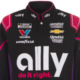 2025 Alex Bowman Ally Black Uniform Full-Snap Jacket-Black