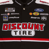 Austin Cindric Discount Tire Cotton Twill Full Snap Jacket Black