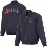 Los Angeles Angels Reversible Full-Zip Flight Jacket - J.H. Sports Jackets