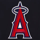 Los Angeles Angels Reversible Wool Jacket With Embroidered Logos JH Design - Navy