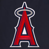 Los Angeles Angels Reversible Wool Jacket With Embroidered Logos JH Design - Navy