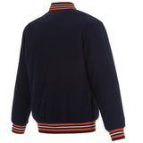 Houston Astros Reversible Wool Jacket - Navy