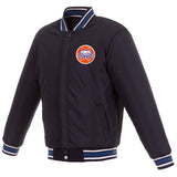 Houston Astros Reversible Wool Jacket - Black, Vintage Logos