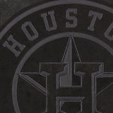 Houston Astros Full Leather Jacket - Black/Black