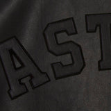 Houston Astros Full Leather Jacket - Black/Black