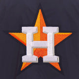 Houston Astros JH Design Lightweight Nylon Bomber Jacket – Navy