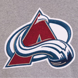 NHL Colorado Avalanche  JH Design Two-Tone Reversible Fleece Jacket - Gray/Navy