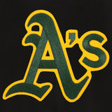 Oakland Athletics Reversible Wool Jacket - Black