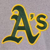 Oakland Athletics  JH Design - Two-Tone Reversible Fleece Jacket - Gray/Black