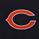 Chicago Bears Reversible Wool Jacket - Navy