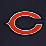 Chicago Bears Reversible Wool Jacket - Navy