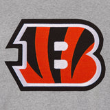 Cincinnati Bengals Two-Tone Reversible Fleece Jacket - Gray/Black