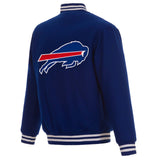 Buffalo Bills Reversible Wool Jacket - Royal