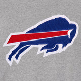 Buffalo Bills Two-Tone Reversible Fleece Jacket - Gray/Royal