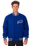 Chicago Bills Reversible Wool Jacket - Royal